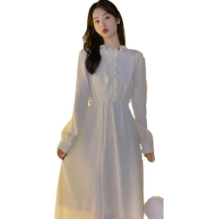 Long Sleeve French Style Temperament Dress