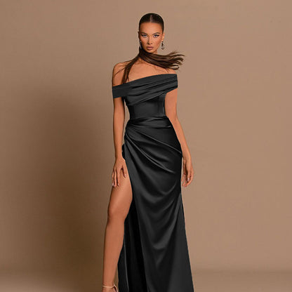 Socialite Style Elegant Women's Split Dress